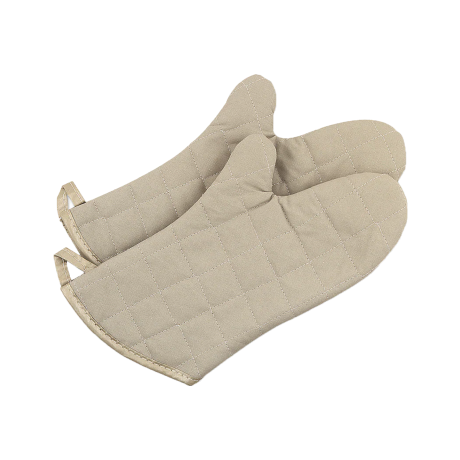 Browne Flame Retardant Oven Mitts Water & Stain Repellent - Beige