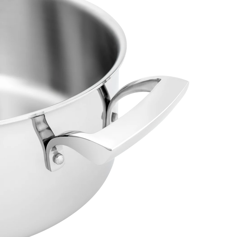 Browne Thermalloy Tri-Ply Saucepan with lid, 4QT / 22 cm