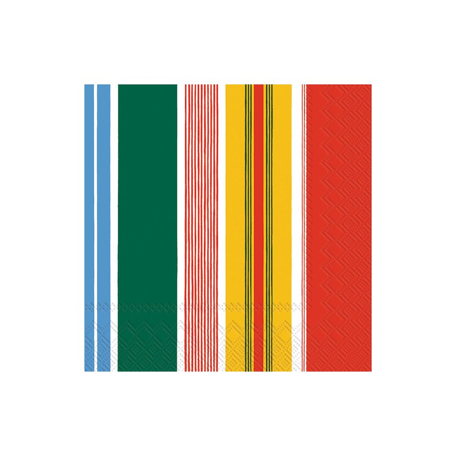 Marimekko Paper Cocktail Napkin - PARAATI Yellow Red