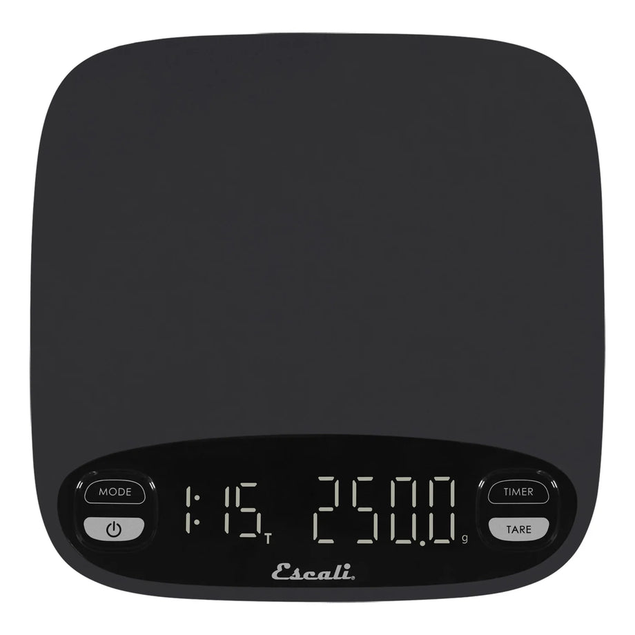 Escali Versi Digital Coffee Scale with Timer - Black