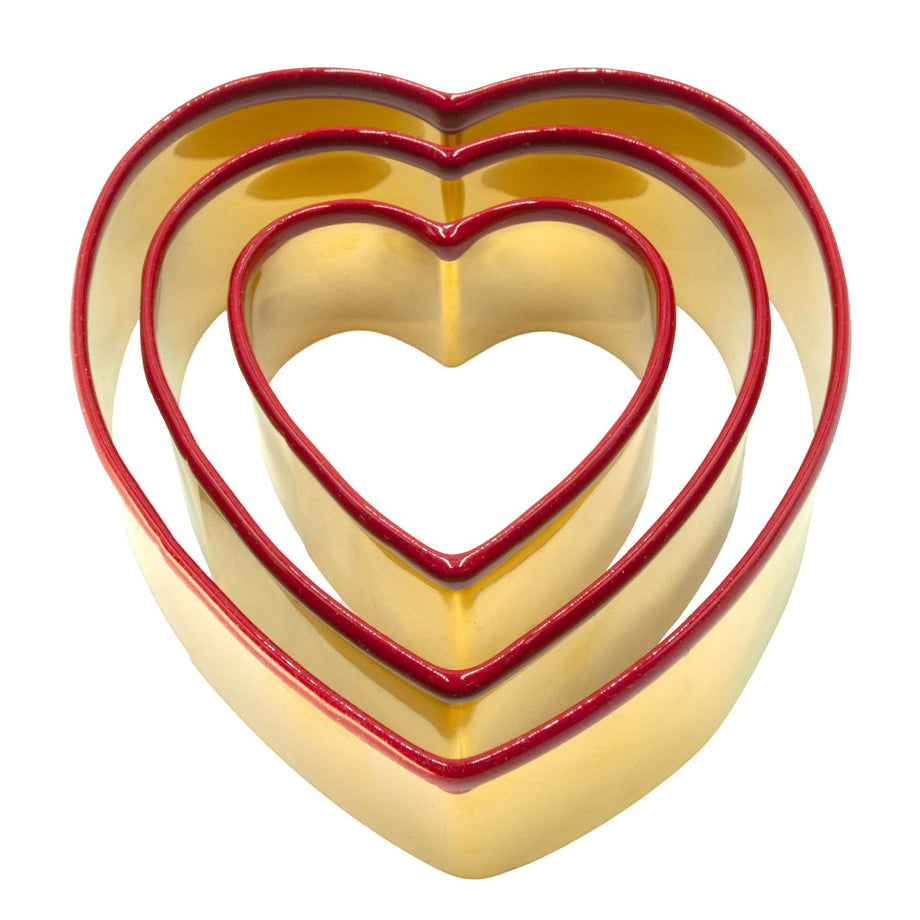 Port Style Nested Cookie Cutters, Set of 3 - Hearts