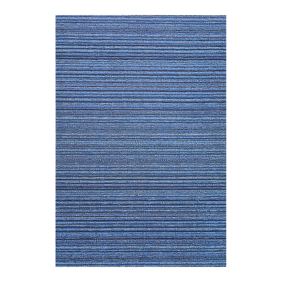 Chilewich Indoor Outdoor Shag Doormat - Skinny Stripe /Rectangle / Ocean / 36x60"