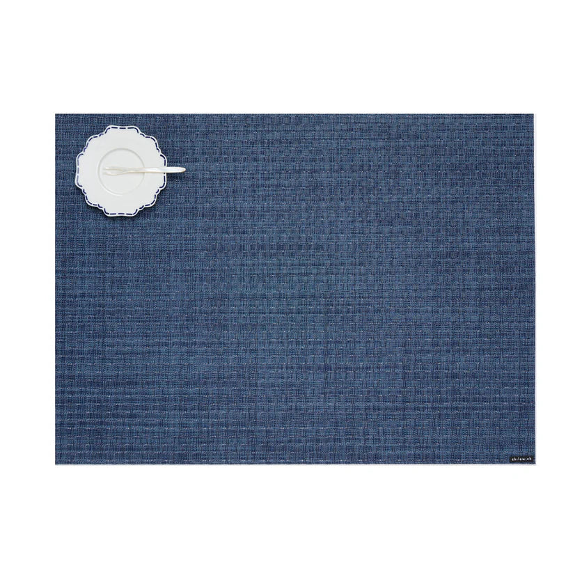 Chilewich Purl Placement  - Blue  / 14x19"