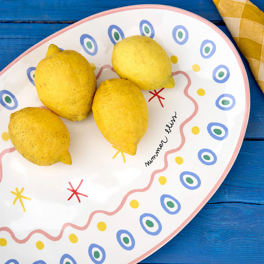 Costa Nova Oval Platter - Summer Bliss