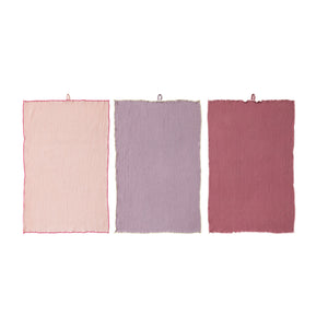 Creative Co-Op Oversized Fabric Tea Towel With Stitched Edge - 3 Color Options
