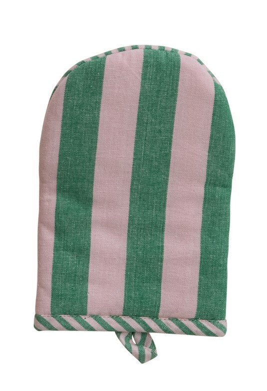 Creative Co-Op Woven Cotton Striped Oven Mitt - 3 Color Options