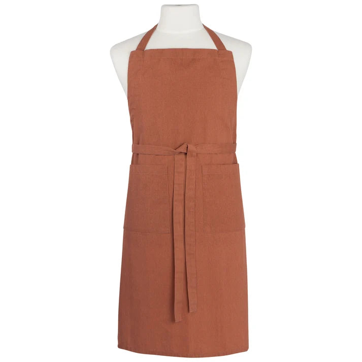 Danica Heirloom Stonewash Apron - Cinnamon Stick