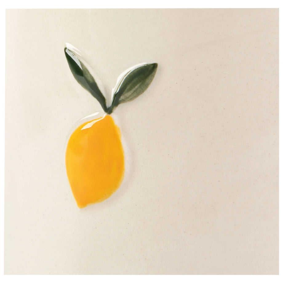 Danica Jubilee Embossed Mug - Lemon