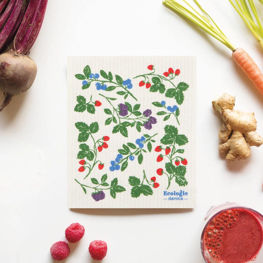 Ecologie Swedish Dishcloth - Berry Bramble