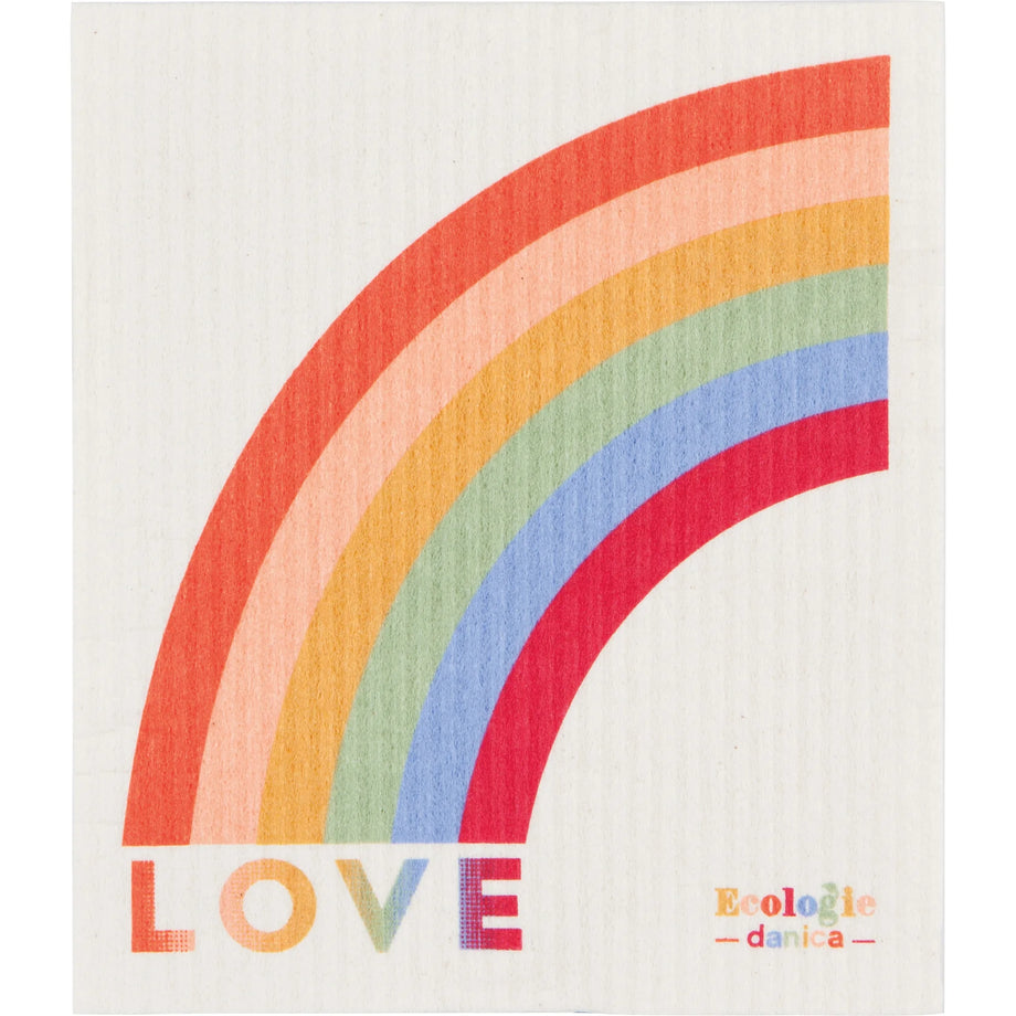 Ecologie Swedish Dishcloth - Love is Love