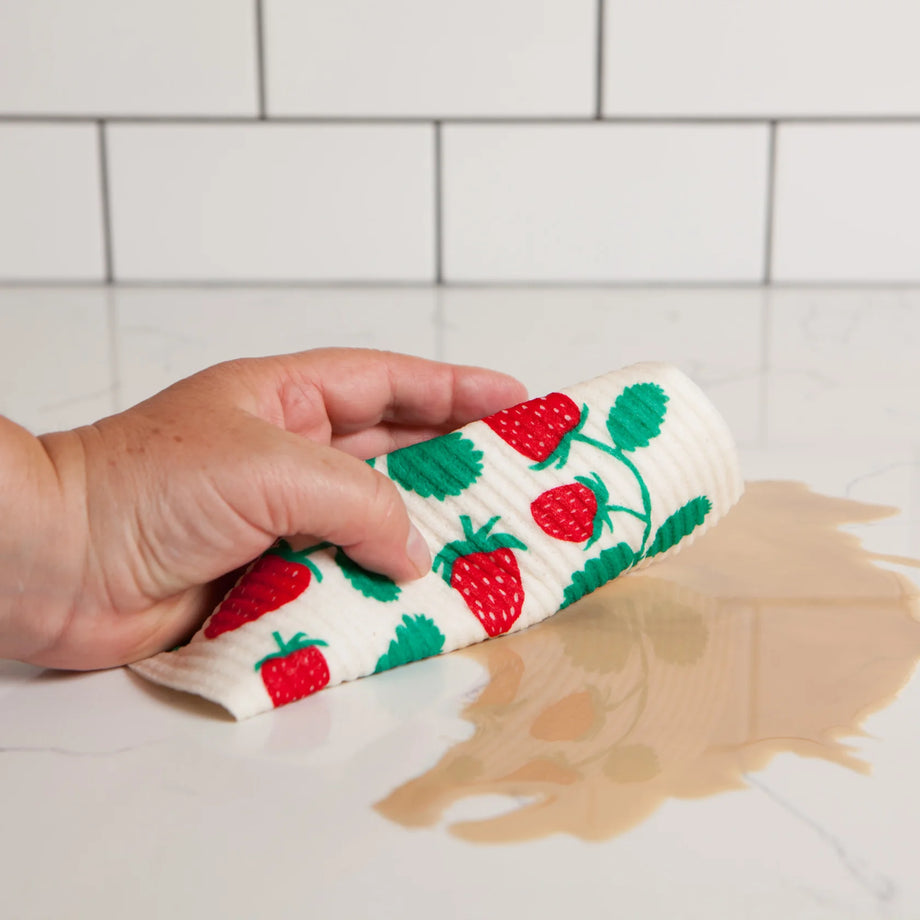 Ecologie Swedish Dishcloth - Strawberries