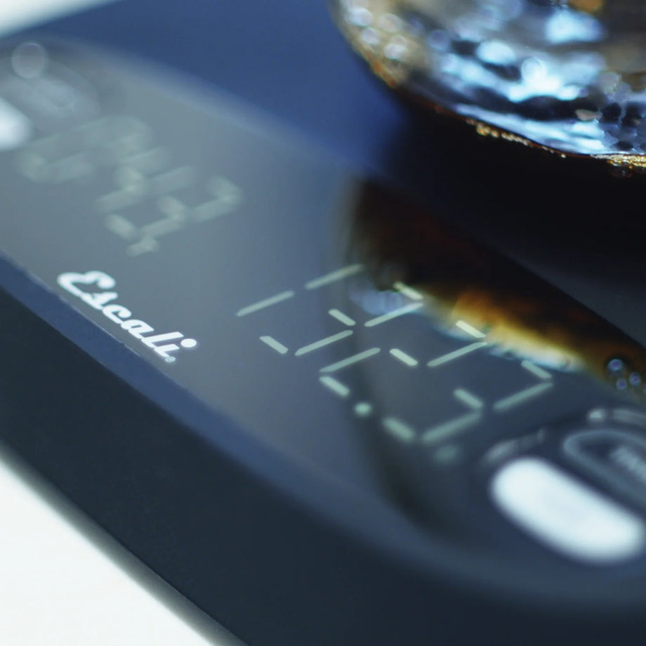 Escali Versi Digital Coffee Scale with Timer - Black