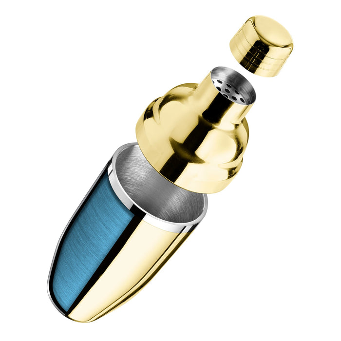 Final Touch Double-Wall Stainless Steel Cocktail Shaker - Brass / 18 oz
