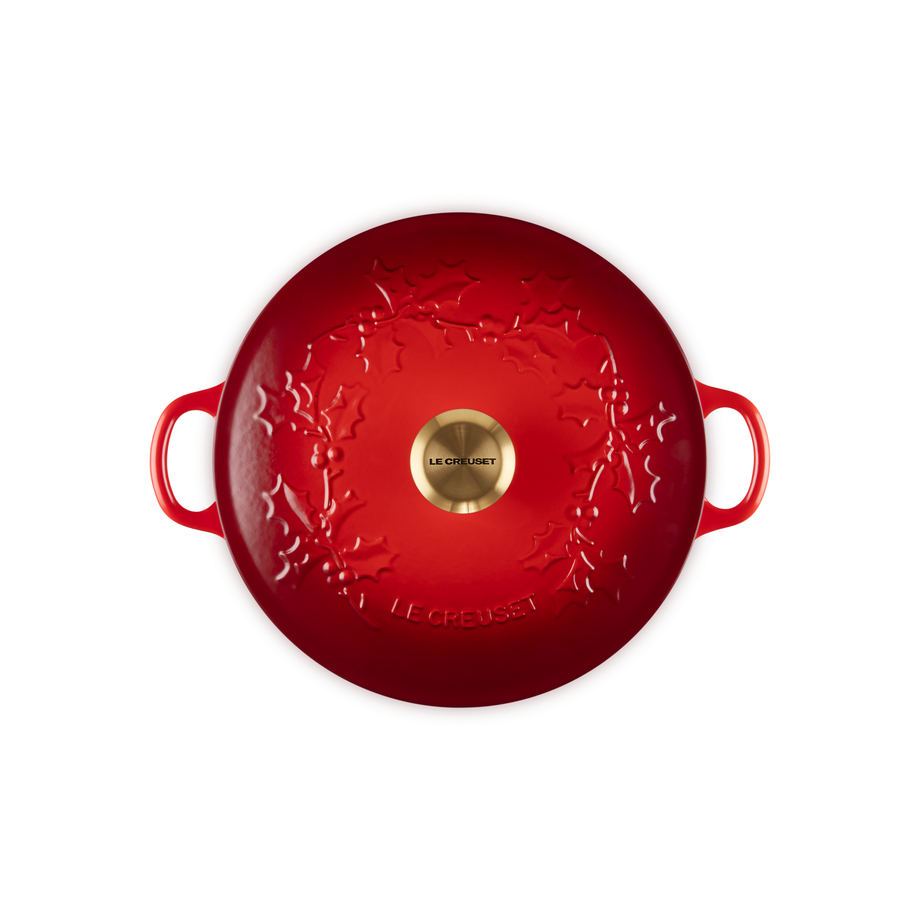 Le Creuset Holly Chef's Oven 4.1 L - Cerise