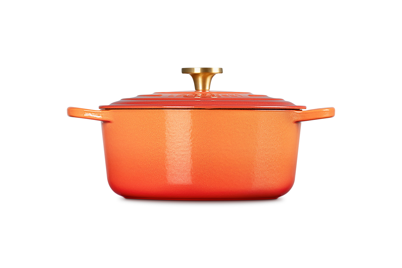 Le Creuset 5.3L Signature Round French Oven -  Flamme Dorée