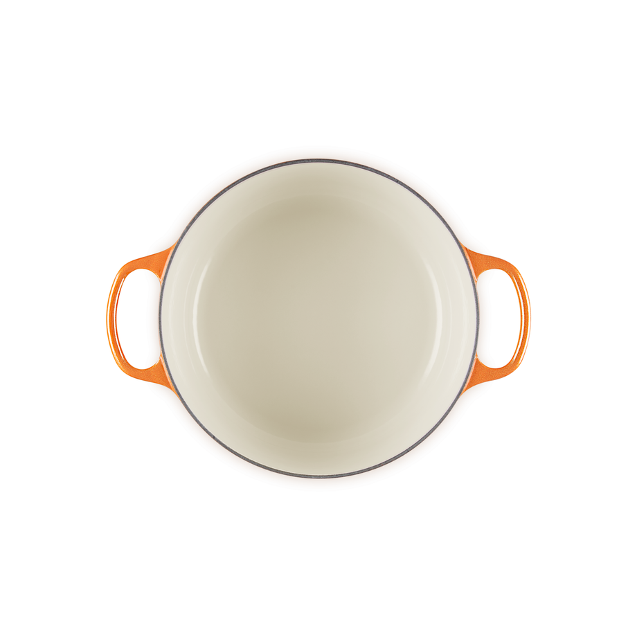 Le Creuset 5.3L Signature Round French Oven -  Flamme Dorée