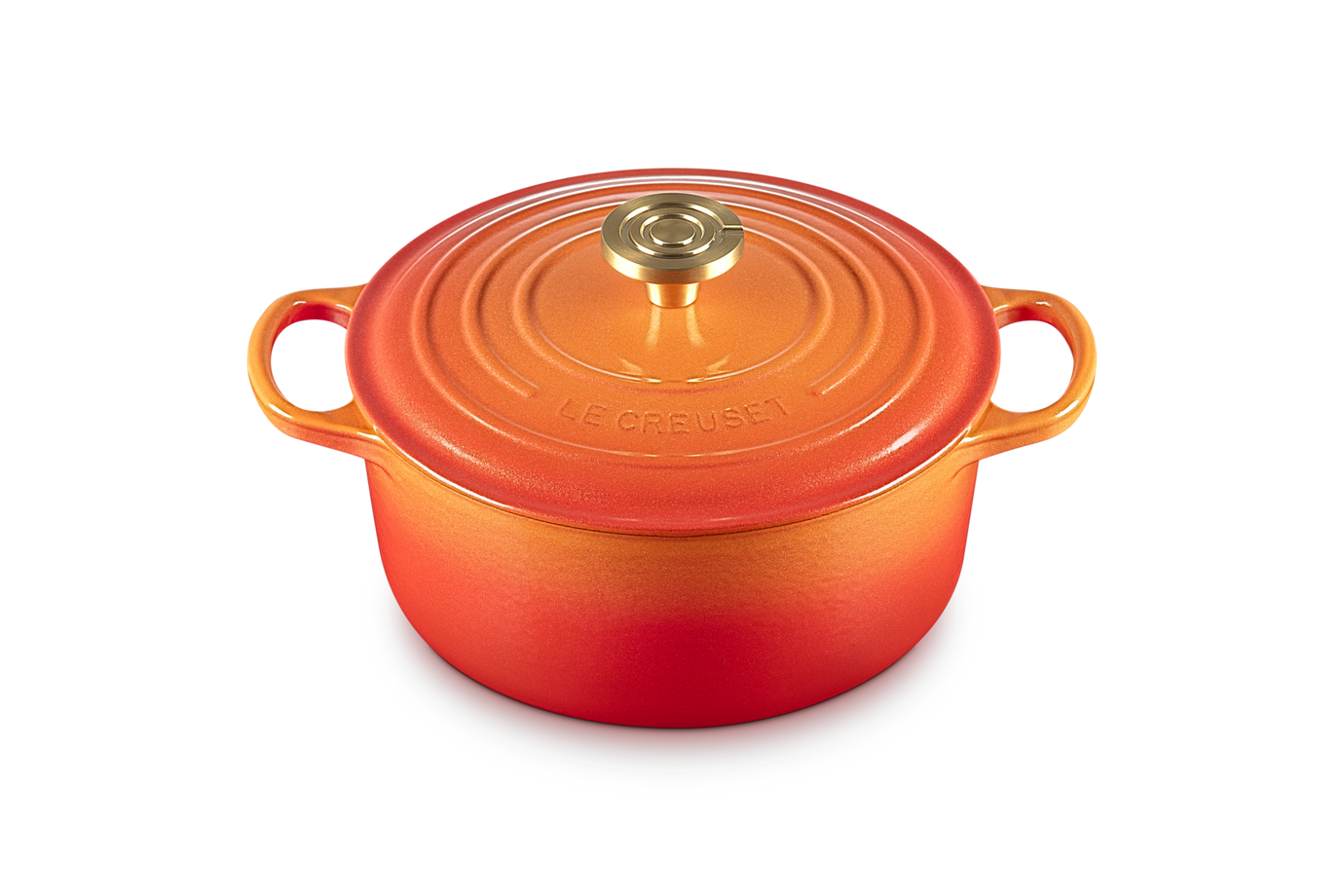 Le Creuset 4.2L Signature Round French Oven - Flamme Dorée
