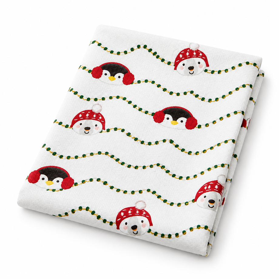 TAG Flour Sack Dishtowel - Holiday Cheer - 4 Style Options