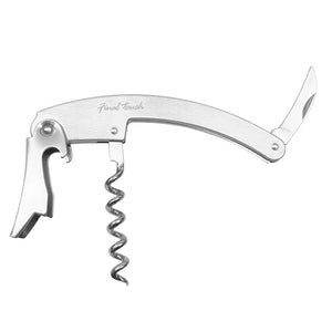 Final Touch Waiter’s Friend Corkscrew -  Stainless Steel