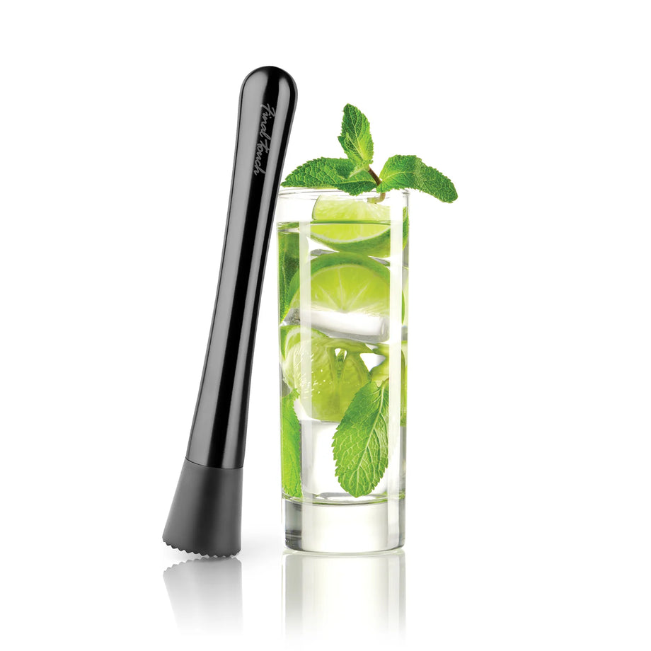 Final Touch Cocktail Muddler - Black Chrome
