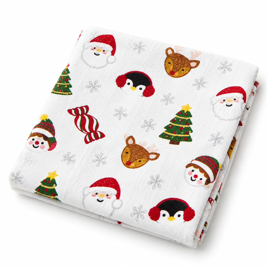TAG Flour Sack Dishtowel - Holiday Cheer - 4 Style Options