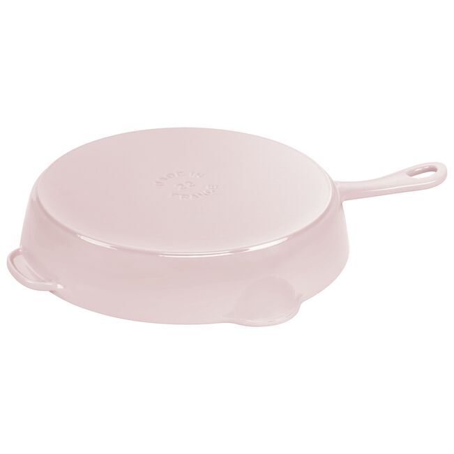 STAUB Cast Iron Traditional Deep Frypan 22 cm / 8.5 inch  - Sorbet Rose