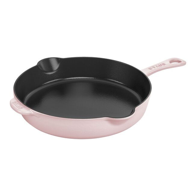STAUB Cast Iron Traditional Deep Frypan 22 cm / 8.5 inch  - Sorbet Rose