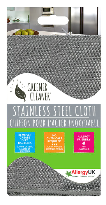 Greener Cleaner Stainless Steel Cleaning Cloth
