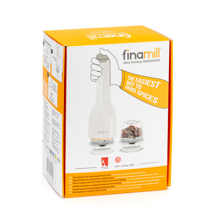 FinaMill Grinder with 2 FinaPod Pro Plus Pods - Soft Cream