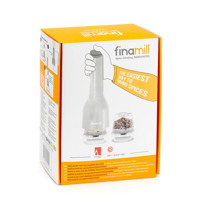 FinaMill Grinder with 2 FinaPod Pro Plus Pods - Stone
