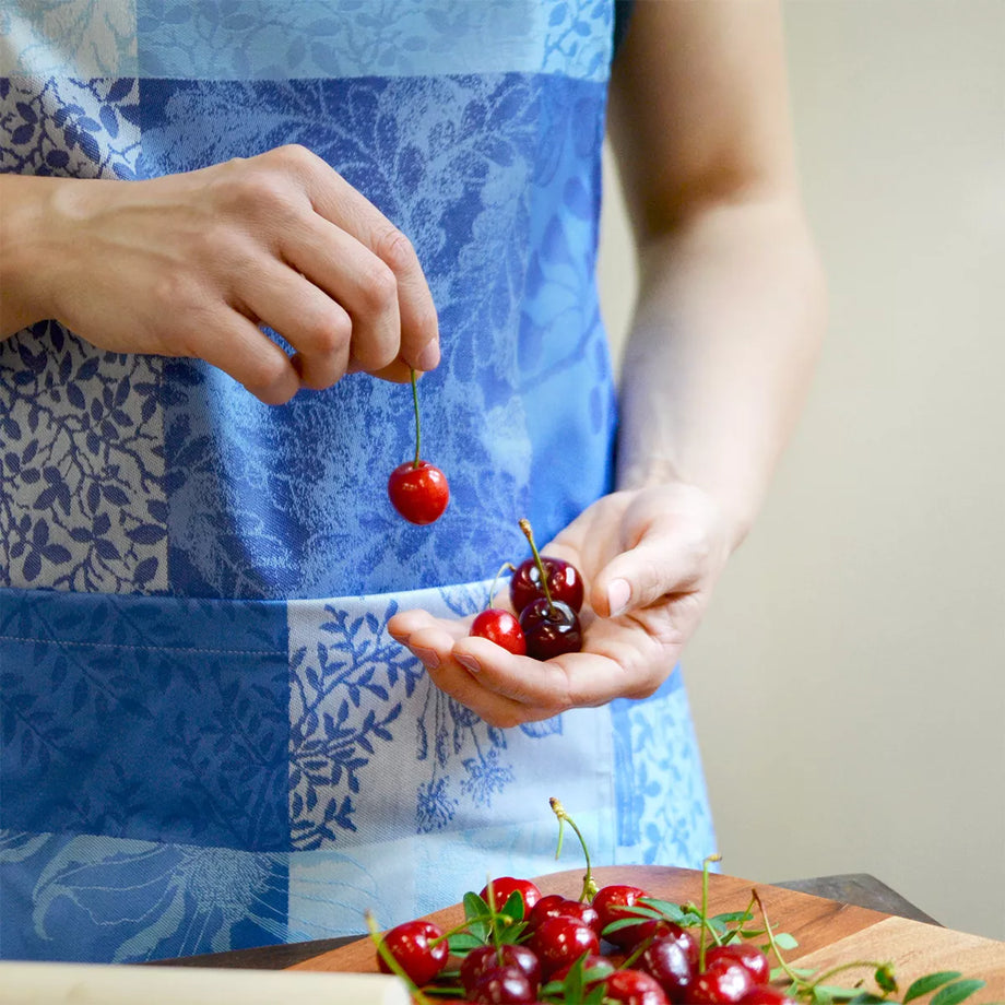 Garnier-Thiebaut Apron - Mille Rameaux Bleu