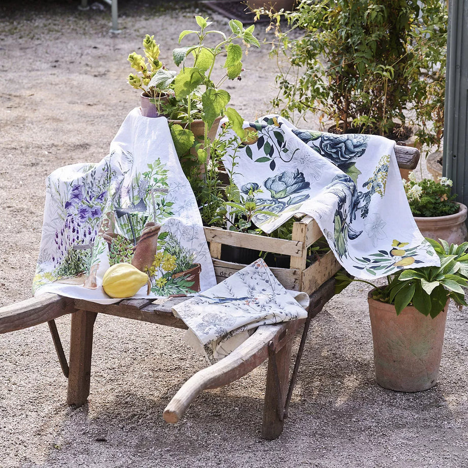 Garnier-Thiebaut Kitchen Towel - Giardino Bleu