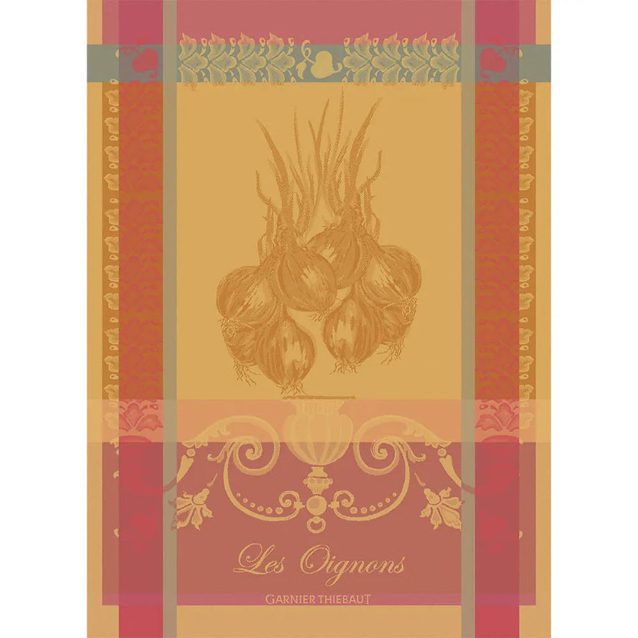 Garnier-Thiebaut Tea Towels - Les Oignons Ambre