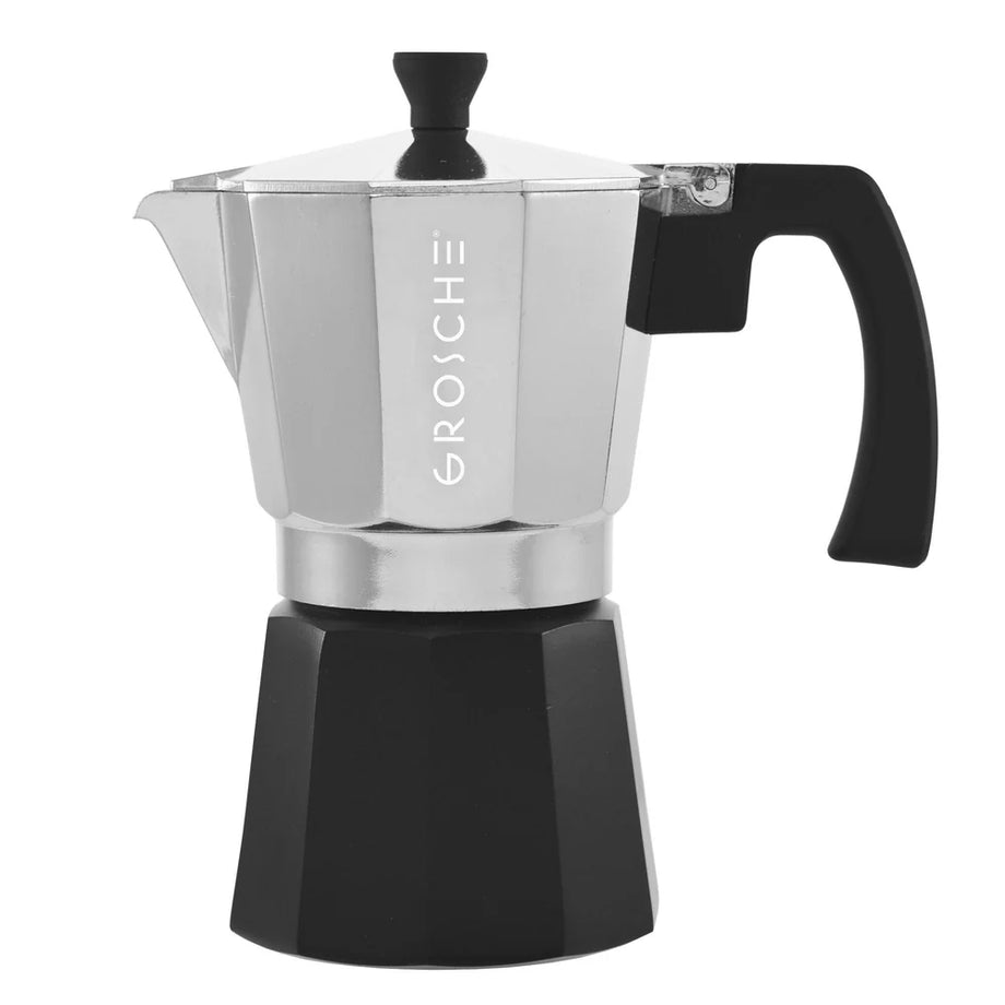 Grosche Milano Stovetop Espresso Maker - Tuxedo / 9 -Cup / 15.2 fl. oz