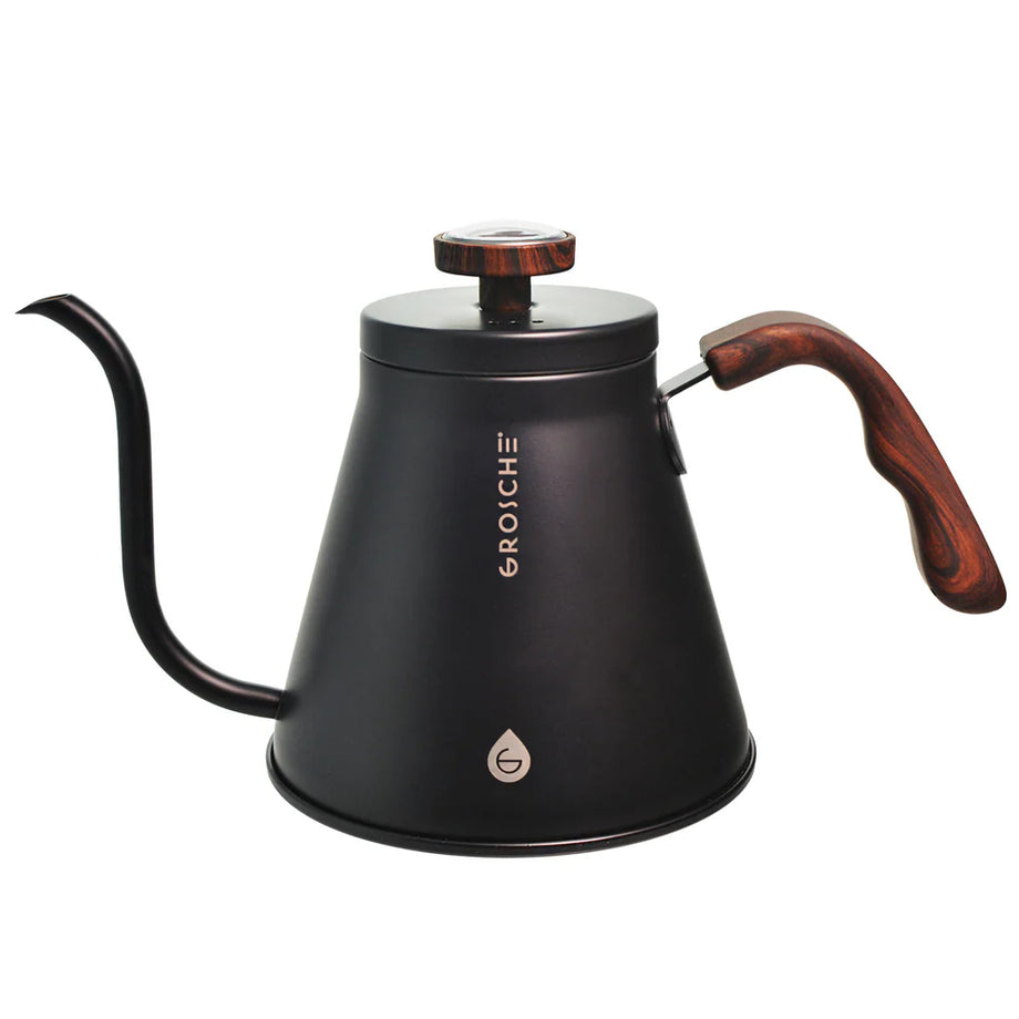 Grosche MARRAKESH Gooseneck Pour Over Stovetop Kettle / 1000ml –  Matte Black
