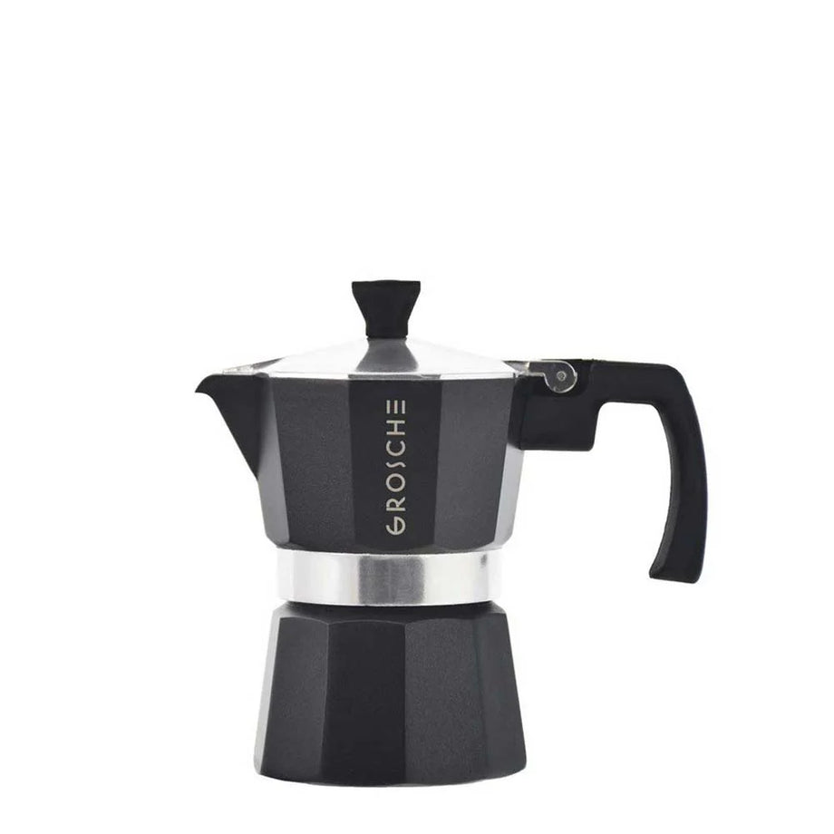 Grosche Milano Stovetop Espresso Maker - Black / 1 -Cup / 1.5 fl. oz