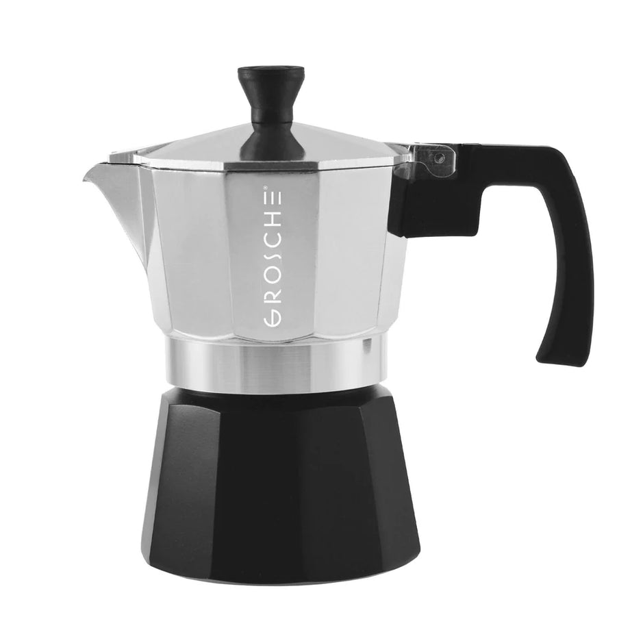 Grosche Milano Stovetop Espresso Maker - Tuxedo / 3 -Cup / 5 fl. oz