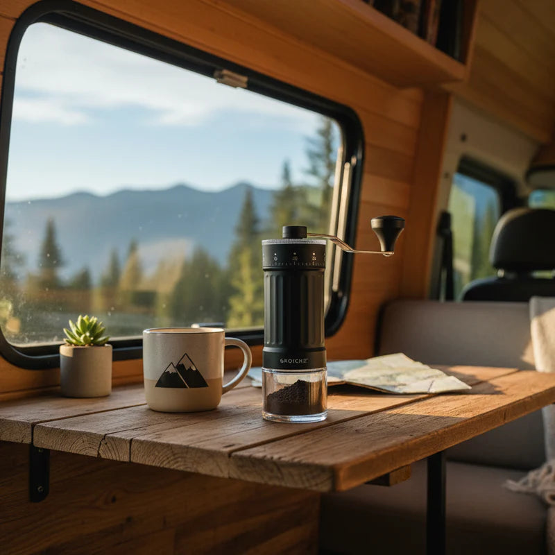 Grosche TOKIO Manual Coffee Grinder - Black