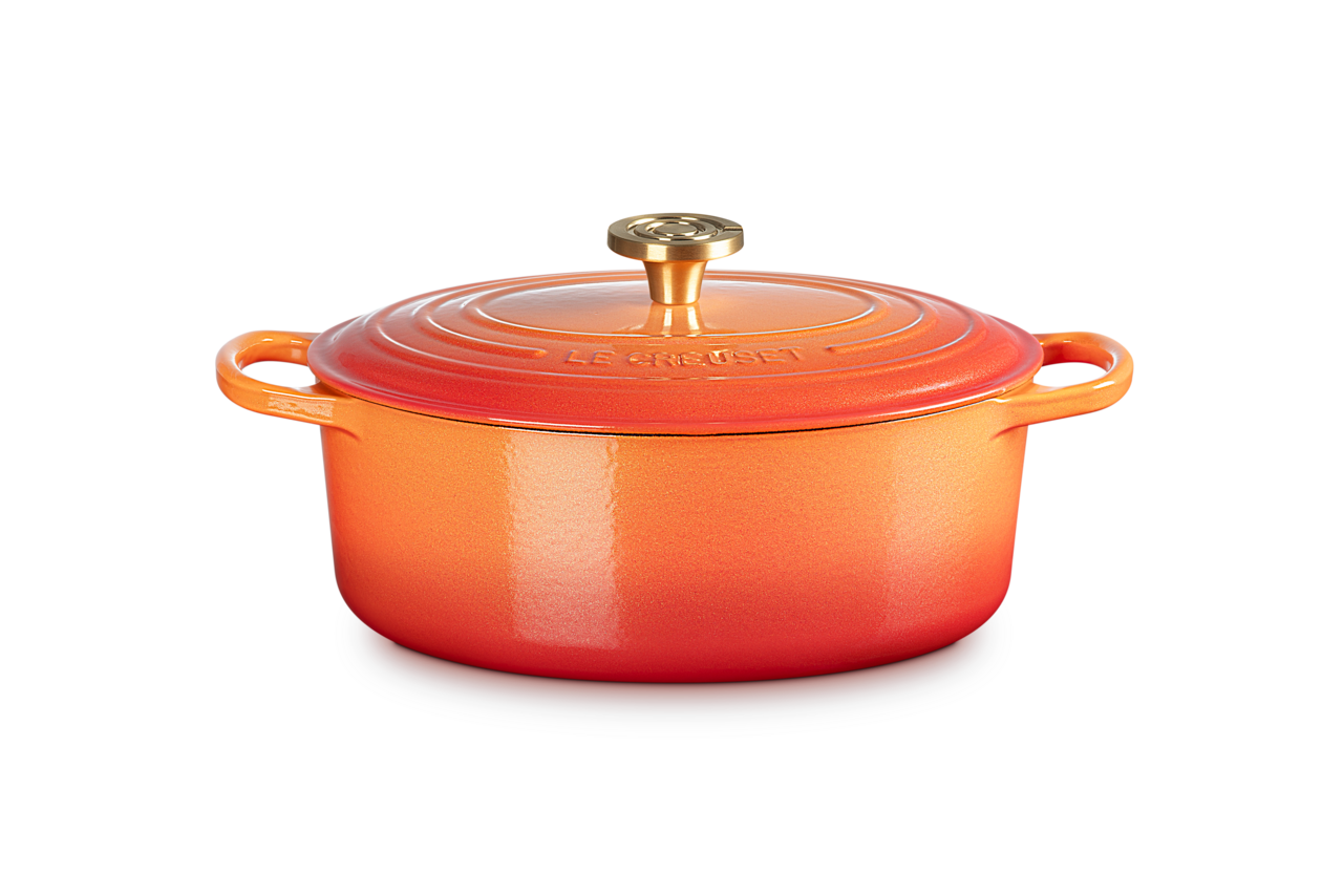 Le Creuset 4.7L Oval French Oven - Flamme Dorée