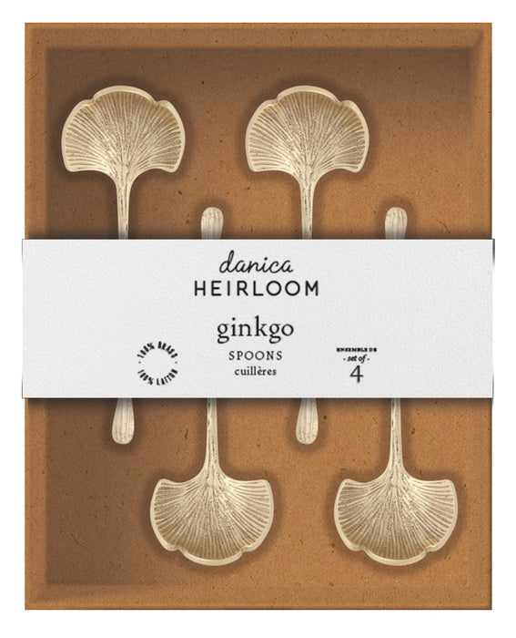 Danica Heirloom Ginkgo Spoons Set of 4