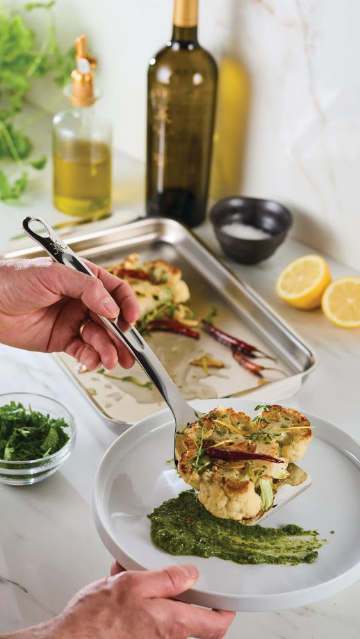 Hestan Provisions 13" Stainless Steel Solid Turner Utensil