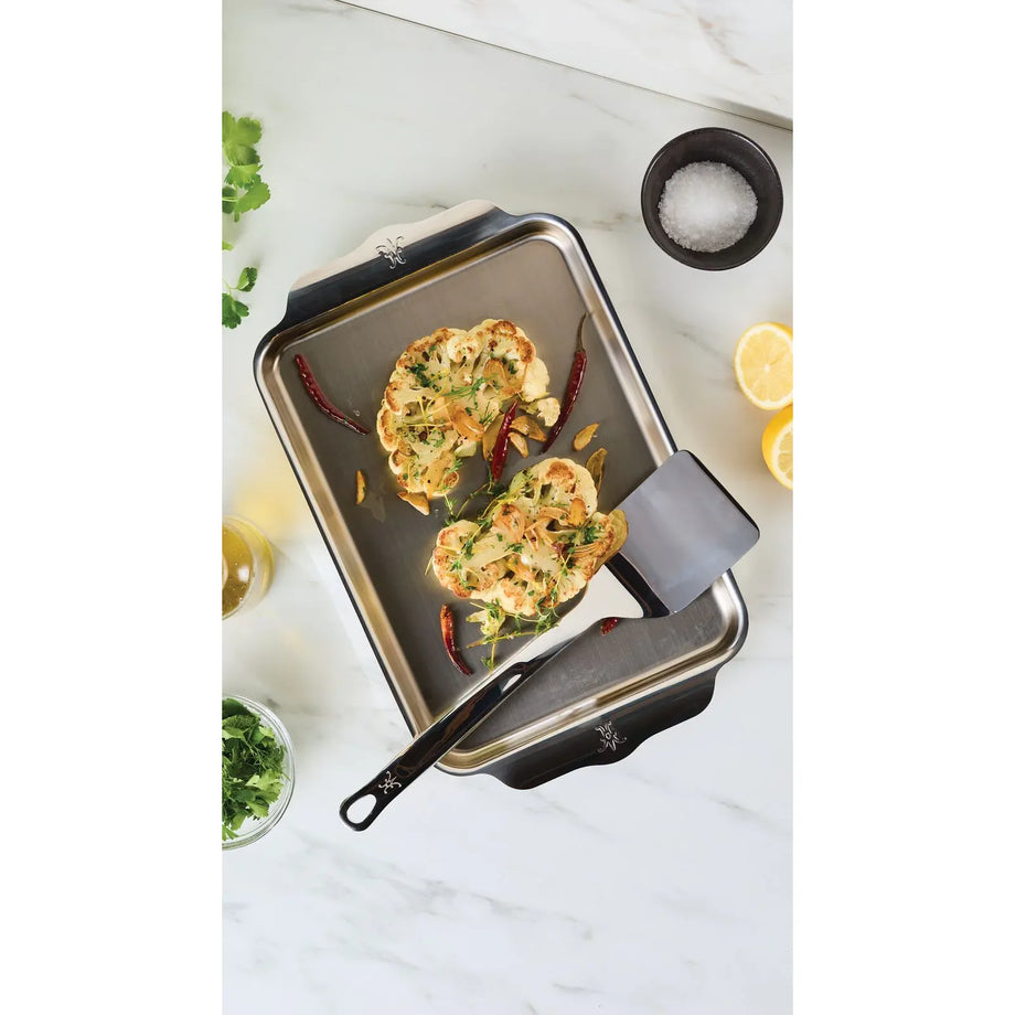 Hestan Provisions 13" Stainless Steel Solid Turner Utensil