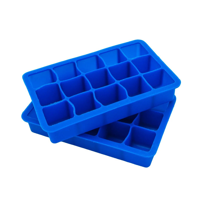Kitchen Basics Silicone Ice Cube Tray - 2 set / Blue