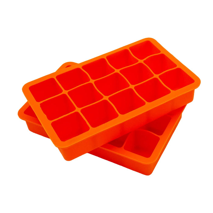 Kitchen Basics Silicone Ice Cube Tray - 2 set / Orange