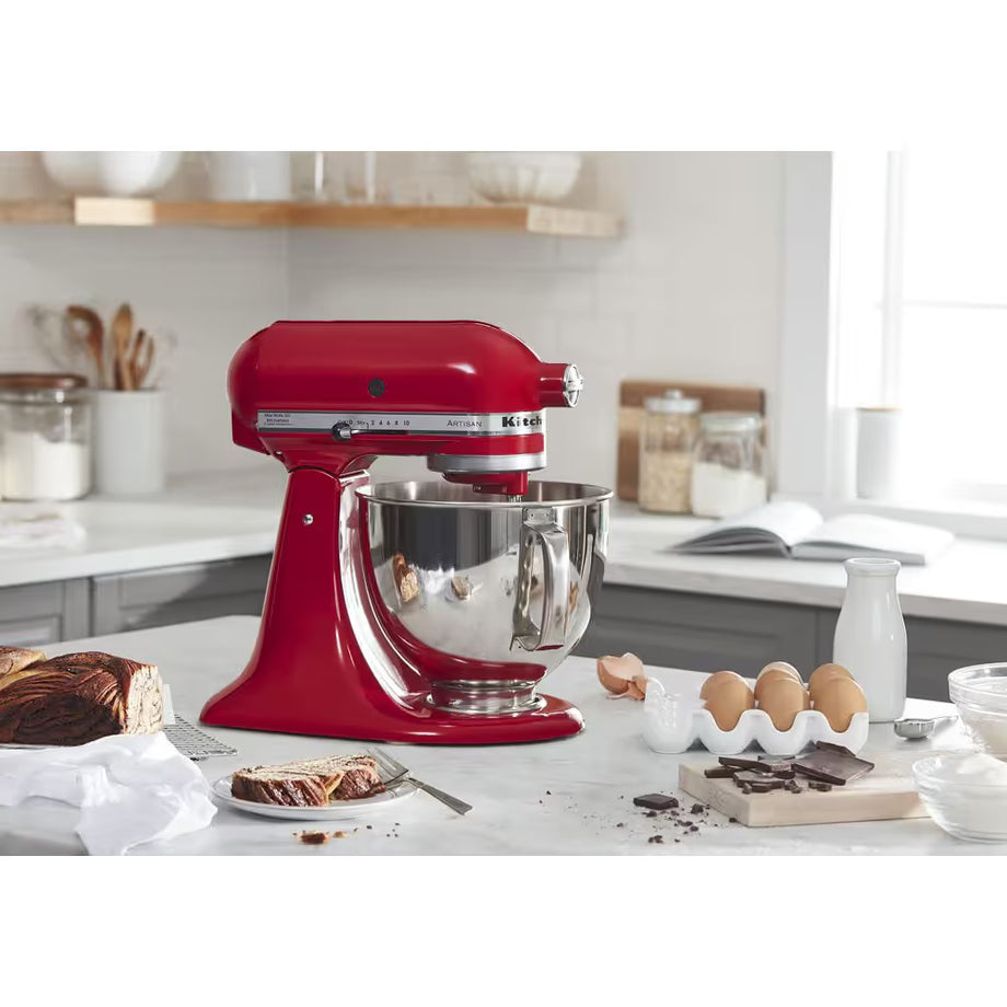 KitchenAid® Artisan 5 Quart / 4.7L Stand Mixer - Empire Red — Cookery KitchenAid® Artisan 5 Quart / 4.7L Stand Mixer - Empire Red — Cookery