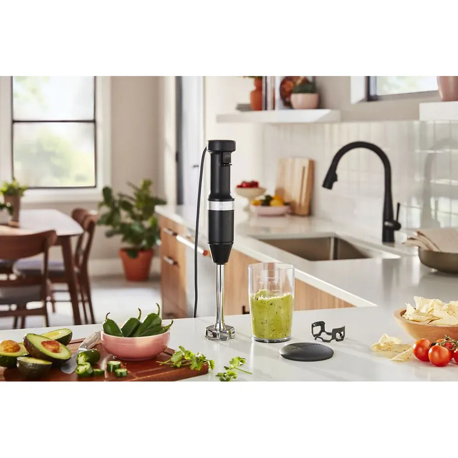 KitchenAid Variable Speed Corded Hand Blender - Black Matte