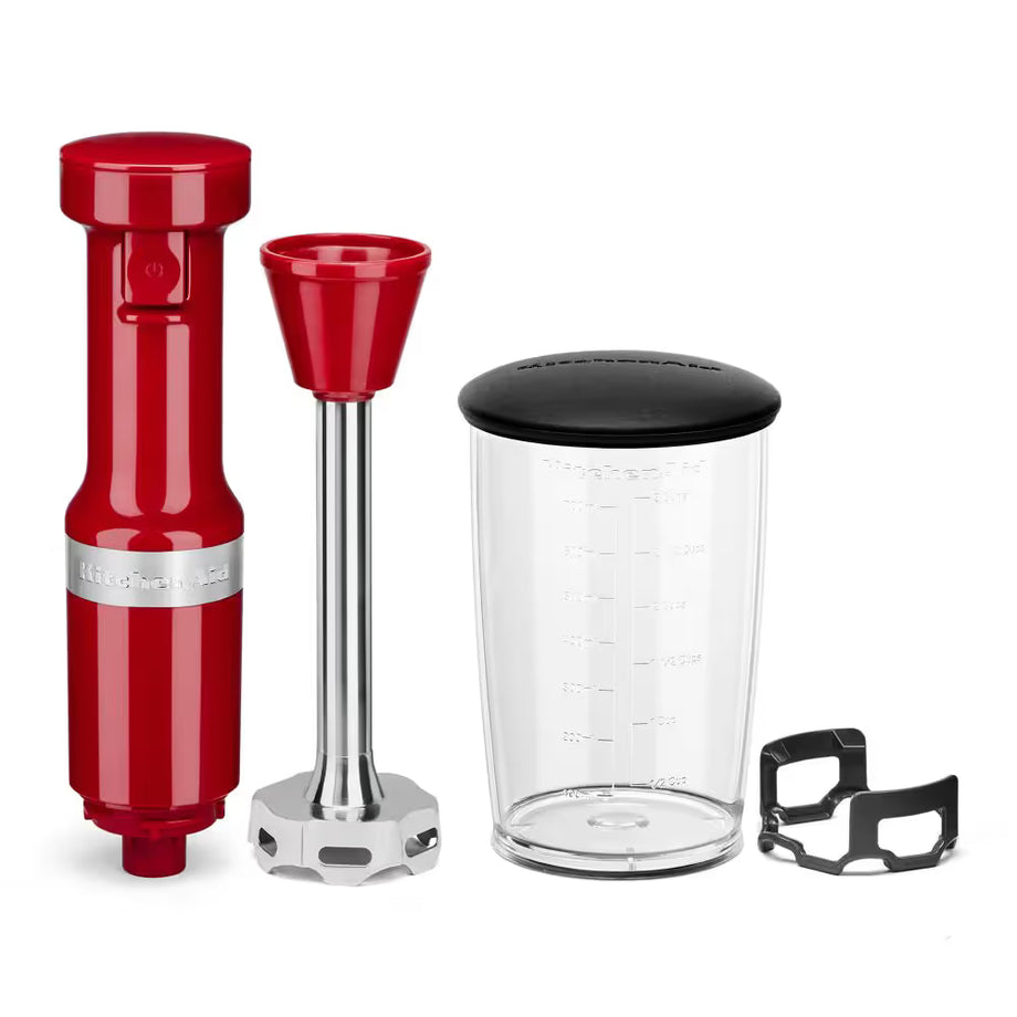 KitchenAid Variable Speed Corded Hand Blender - Empire Red