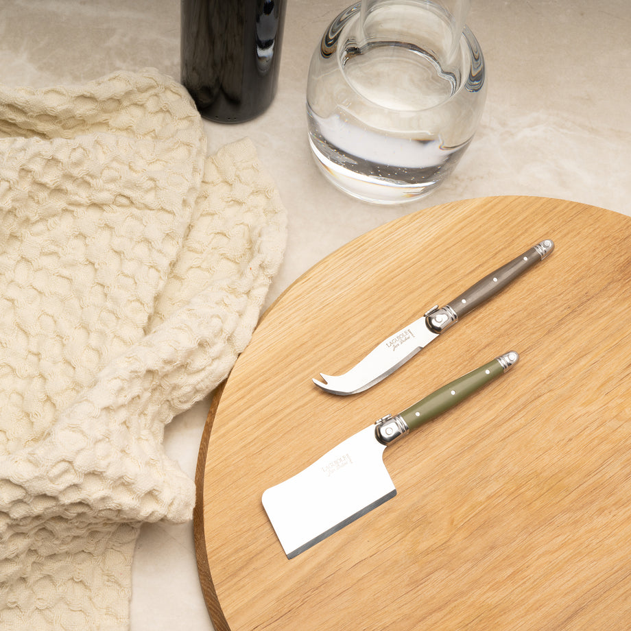 Laguiole Jean Dubost Mini Cleaver - Khaki