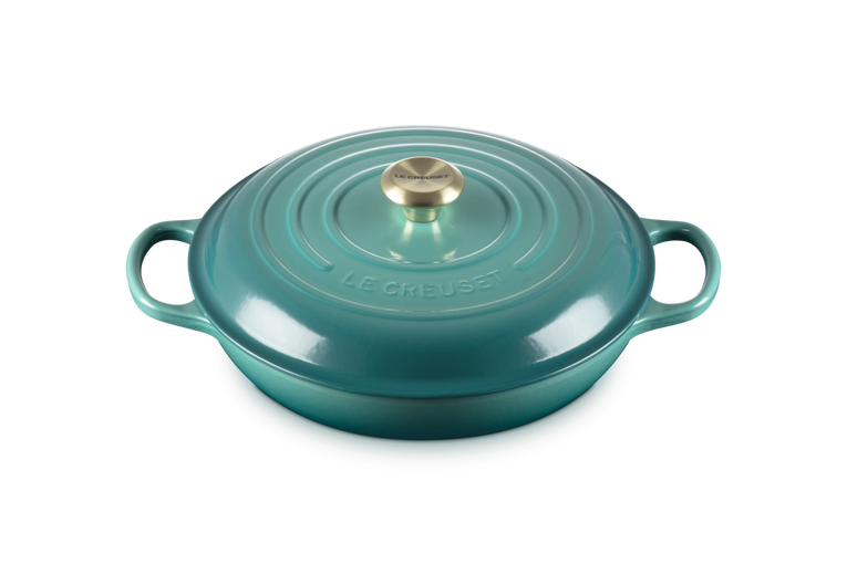 Le Creuset 3.5L Braiser - Bleu Riviera
