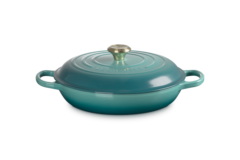 Le Creuset 3.5L Braiser - Bleu Riviera
